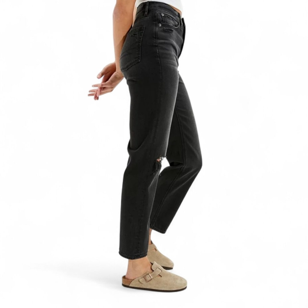 American Eagle Outfitters Black High Rise Jeans Size 6